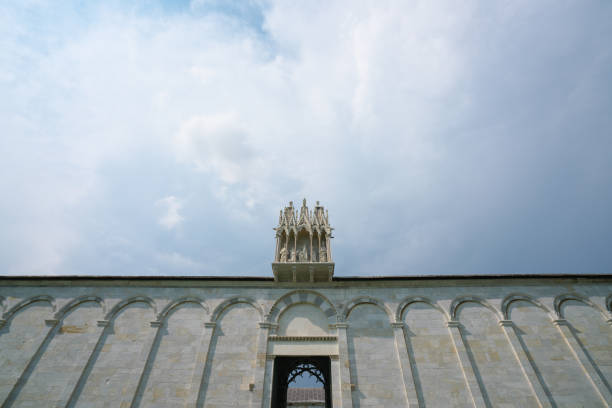 Pisa,Italy-July 26, 2018: Campo Santo or Camposanto or monumental cemetery, Pisa