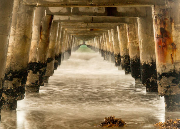 istock Under the old wooden pier 1024444466