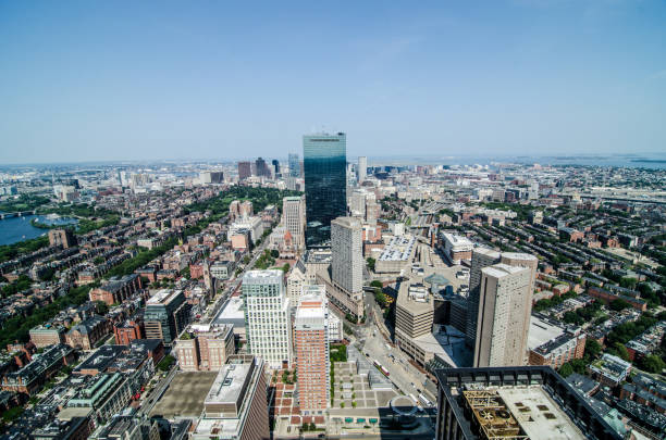 istock Boston Skyline from above during summer day 1024445274