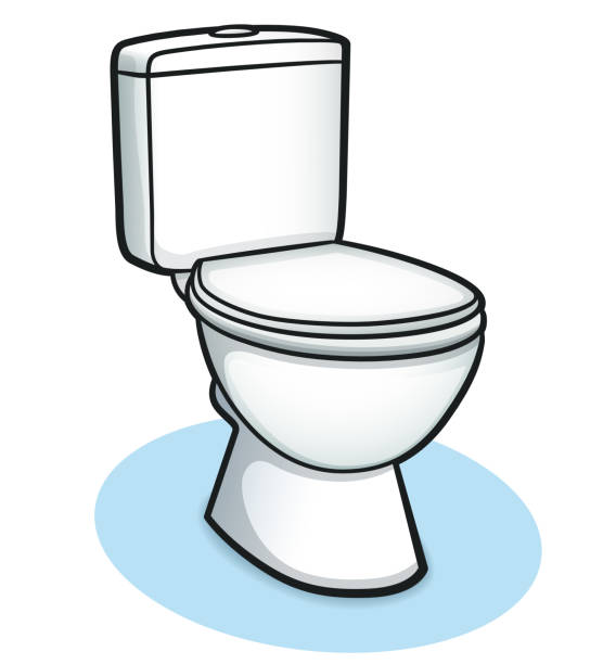 konsep desain warna toilet vektor - toilet umum ilustrasi ilustrasi stok