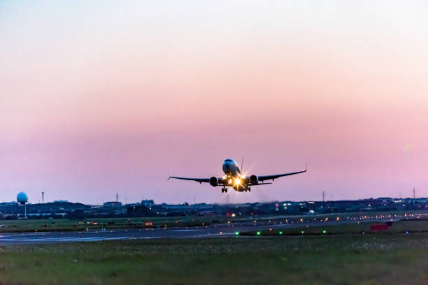 istock Airplane take-off Pearson International airport 1024519400