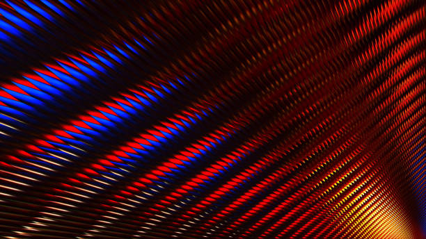 istock Colorful geometric background. Glowing curved shapes and lines. 1024549618