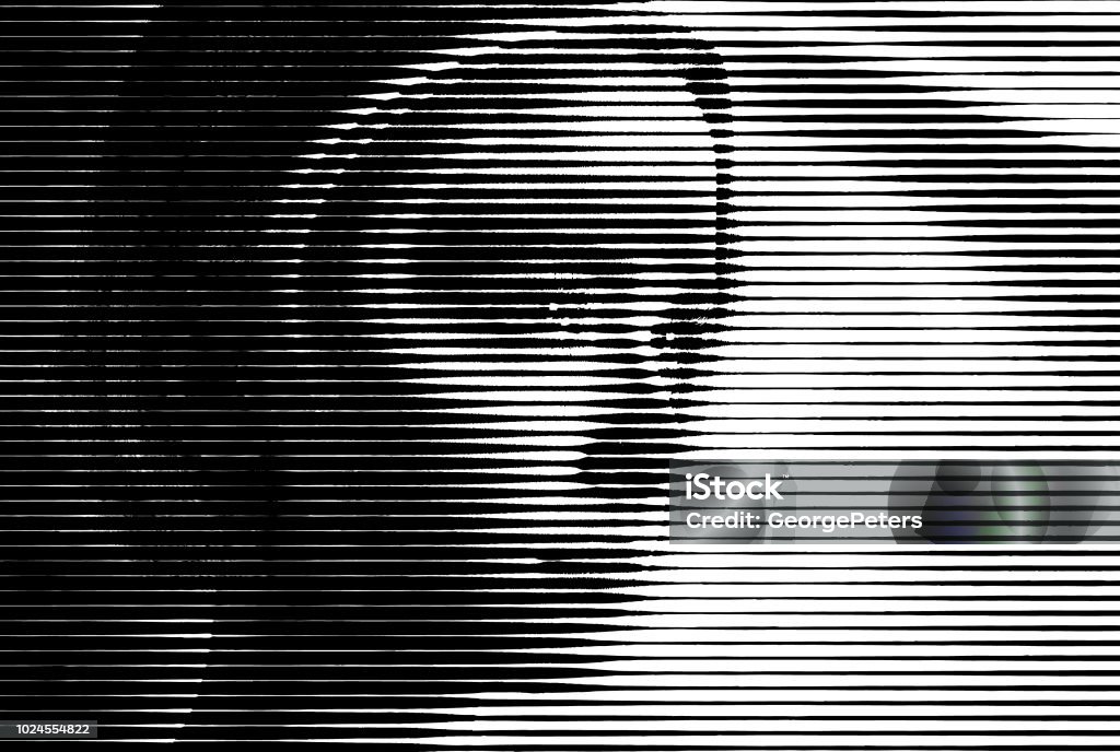 Halftone Pattern Face One Young Womans Face With Half Tone Pattern Stock Illustration ...