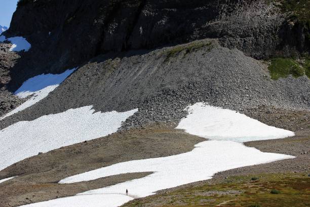 mt. baker-eiskappe - north cascades national park awe beauty in nature cloud stock-fotos und bilder