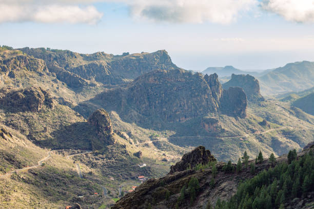 istock Beautiful mountains range landscape in Gran Canaria island 1024569886