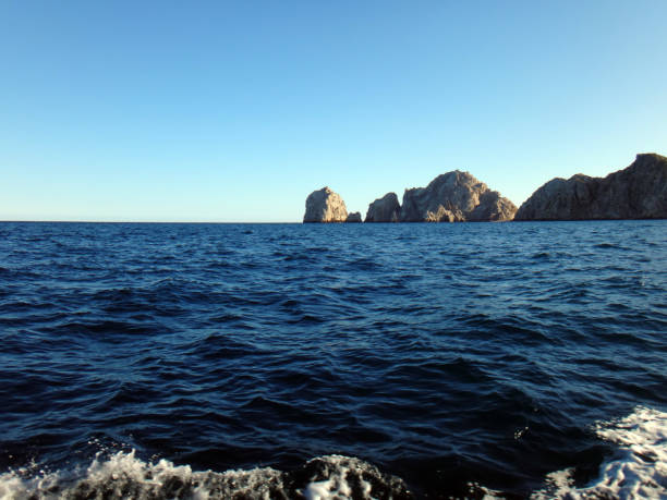 escena de cabo san lucas de un crucero. baja california, méxico. - town san jose del cabo mexico color image fotografías e imágenes de stock