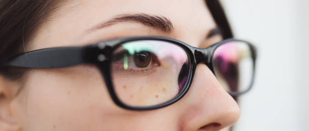 istock Optics eyeglasses for good vision on woman 1024580102
