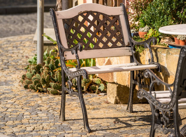 istock Crafted and romantic wooden chair 1024580372