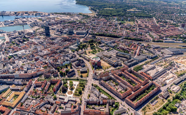 istock Arialshot of Aarhus city center 1024607384