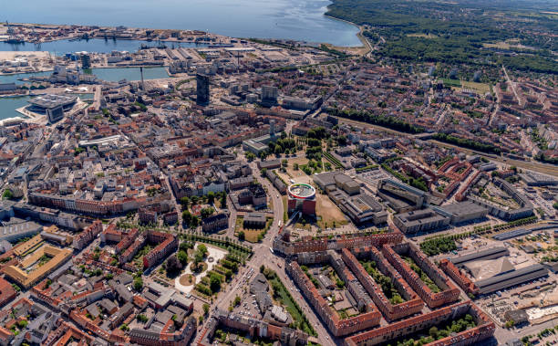 istock Arialshot of Aarhus city center 1024607402