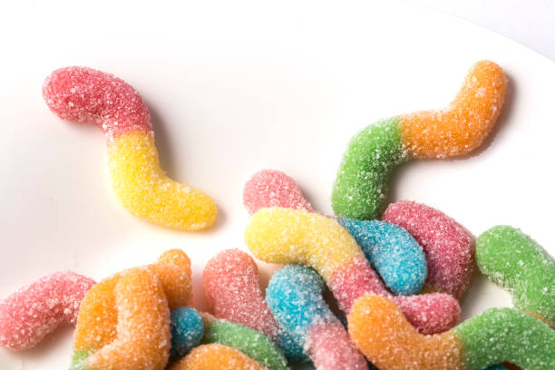 istock worm shaped jelly candies. gummy candies 1024620996