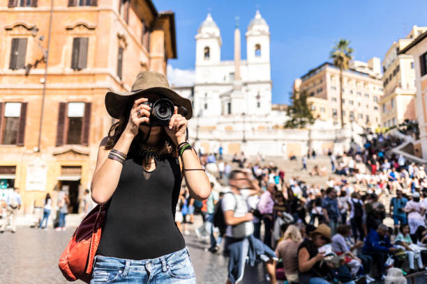 istock Tourist taking pictures in Italy 1024621084