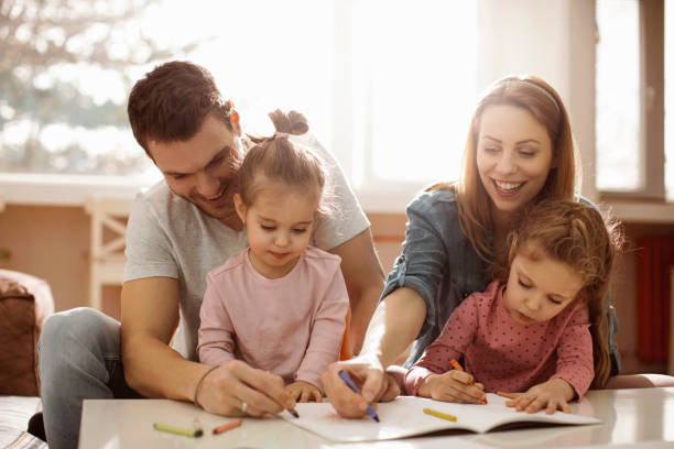 istock Young parents with kids 1024621666