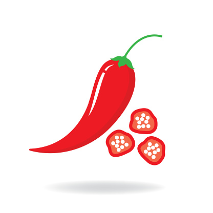 chili pepper. eps 10 vector file