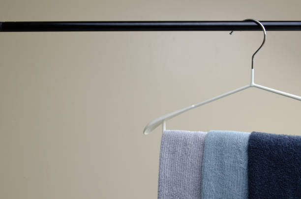 istock Soft towel on non-slip hanger 1024629776