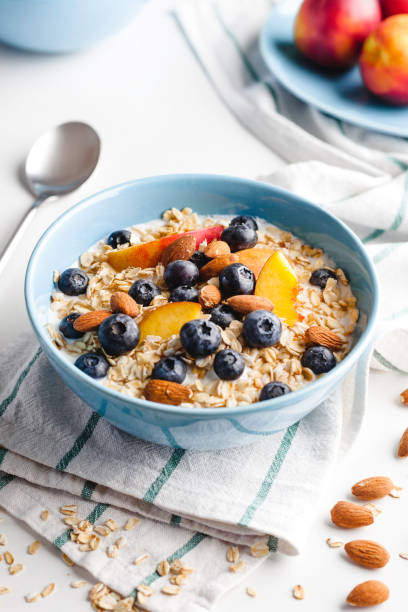 istock Muesli with fresh fruit and yogurt 1024638246