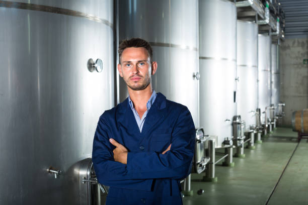 istock Portrait of young man winery worker 1024652658