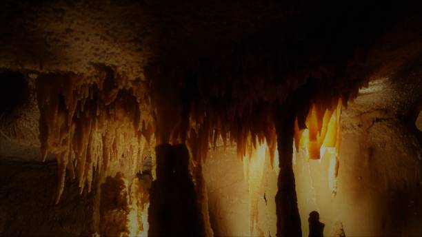 istock scenery from the inside of a cave 1024658132