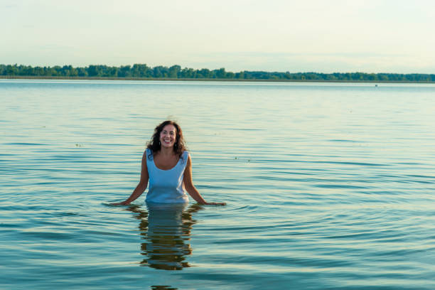 istock Lady in White Dress 1024663564