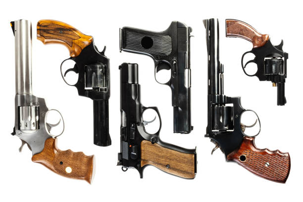 istock group of isolated guns on a white background 1024666472