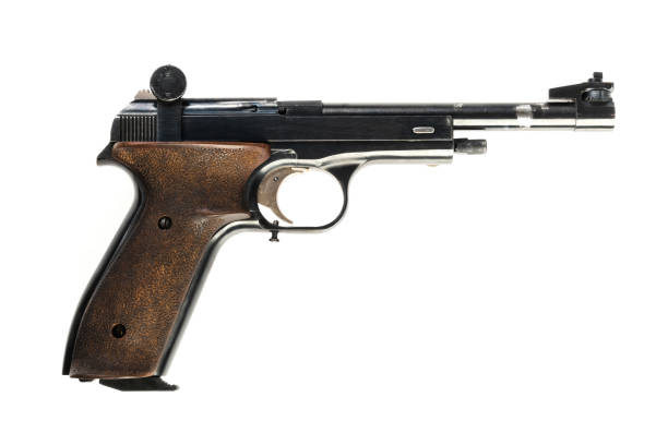 istock isolated sports pistol on a white background 1024666474