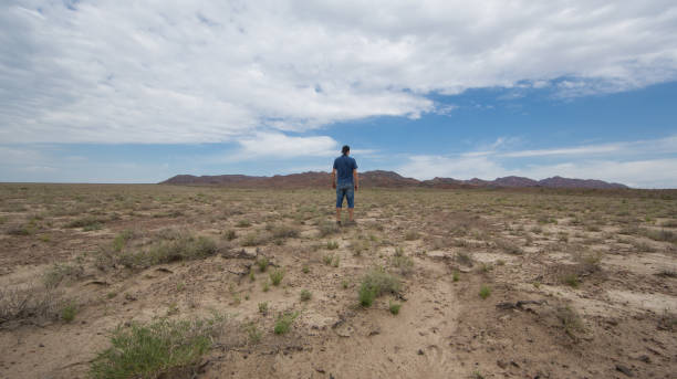 istock male tourist in the steppe 1024667030