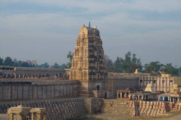 istock architectural construction in the ancient city of Hapmi in India 1024670112