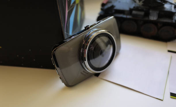 istock Video recorder to record the traffic situation while driving your car. 1024677252