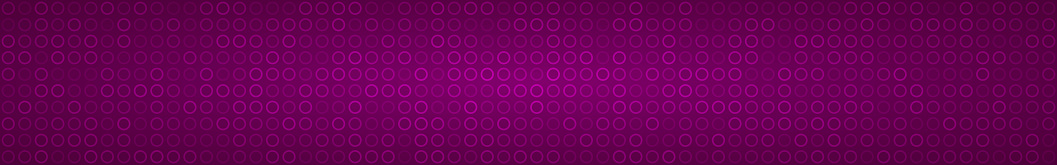 Abstract horizontal banner or background of small rings in purple colors.