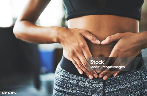 Everyday Is Core Strengthening Day Stock Photo - Download Image Now - Abdomen, Healthy Lifestyle, Digestive System