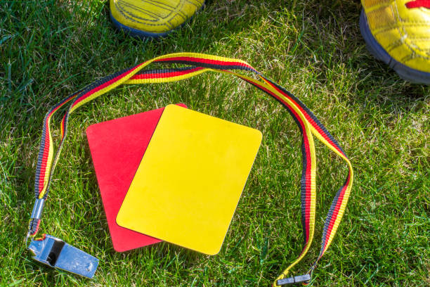 istock Equipment of a soccer referee 1024682912