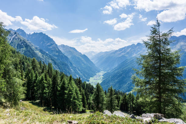 Kaunertal in Tyrol in Austria stock photo