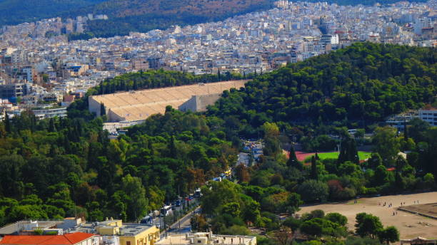 istock Aerial View of Athens, Greece 1024692766