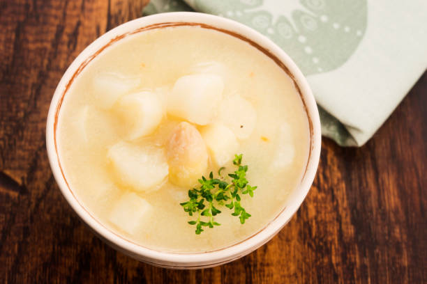 istock Fresh soup of white asparagus 1024760450