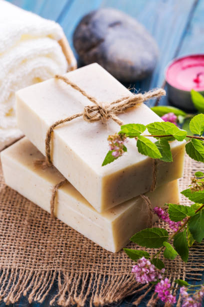 istock Closeup of handmade soap 1024776052