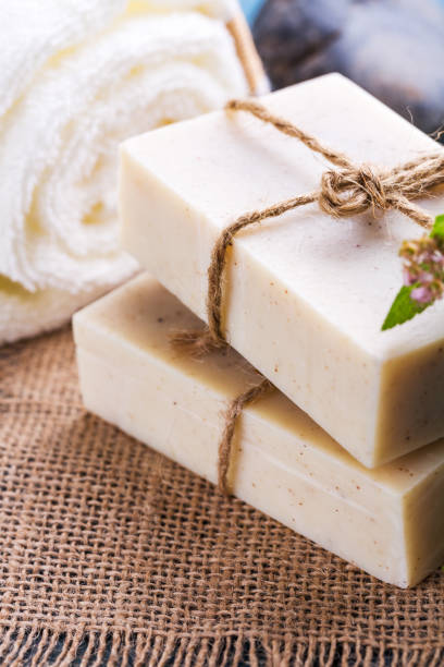 istock Closeup of handmade soap 1024776094