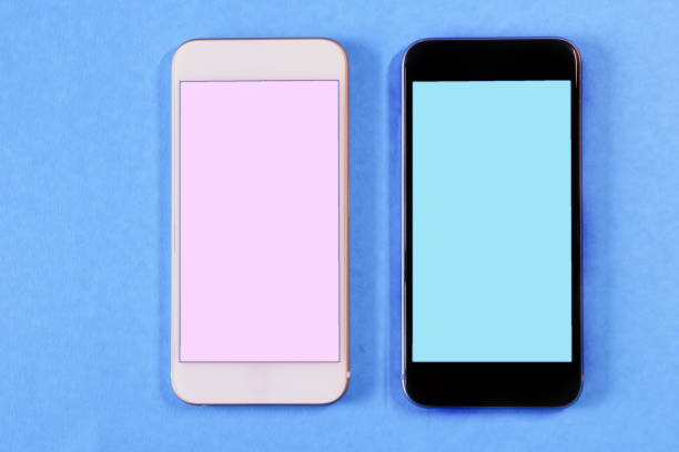 istock white and black smartphone on a color background 1024776410