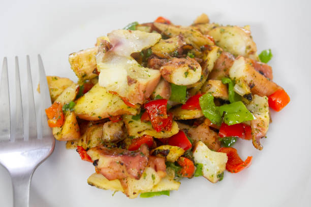 istock pan-fried with pouples and peppers with garlic butter 1024785028