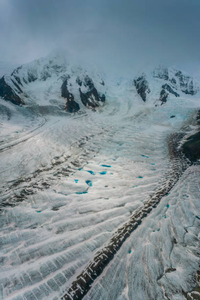 istock Glacier blue pools view in Wrangell-st. Elias national park 1024795098