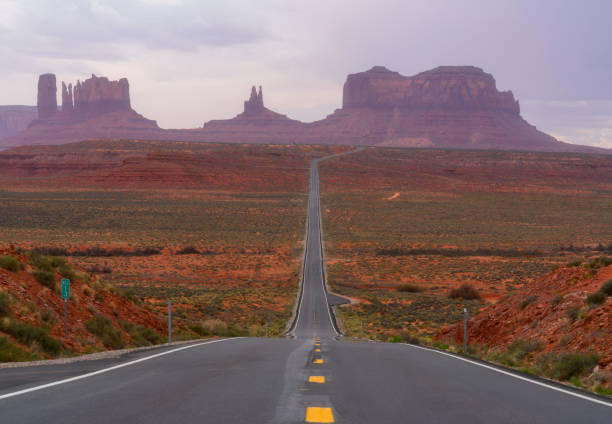 istock A road, Highway 163, to Monument Valley, Arizona, USA 1024802492