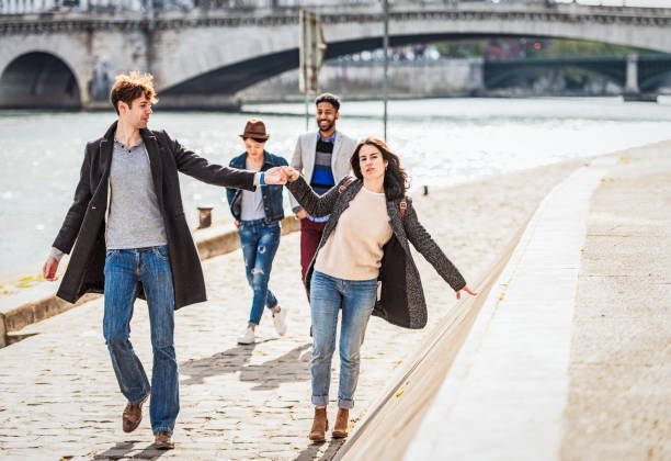 istock Friends enjoying Paris sunshine 1024806138