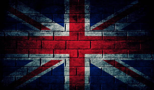 istock Full Frame Shot Of Painted Flag On Wall 1024806890