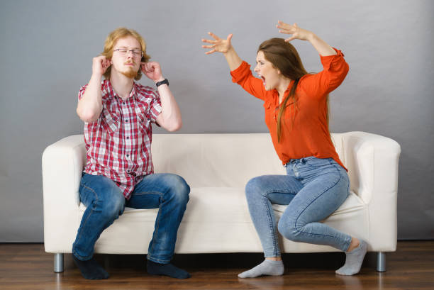 istock Man and woman having fight 1024815606