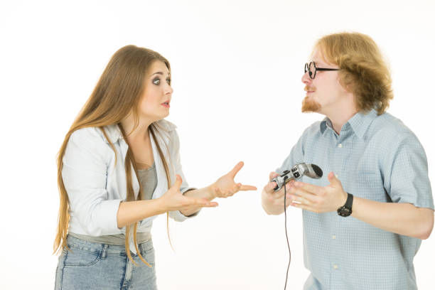 istock Woman is angry at playing man 1024815822
