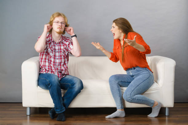 istock Man and woman having fight 1024816456
