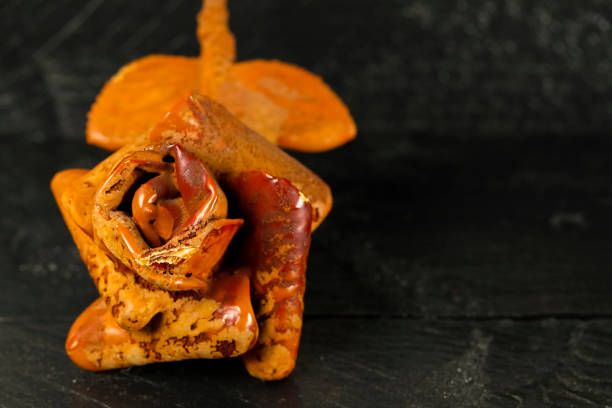 istock Flower covered with stone from thermal water 1024817296