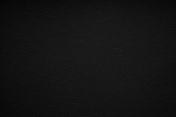 schwarzes leder-textur hintergrund - leather stock-fotos und bilder