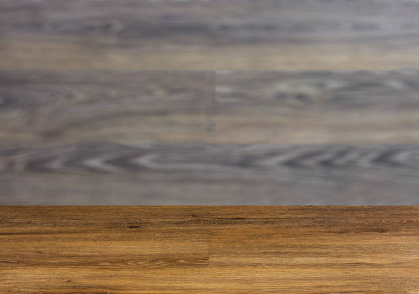 istock Background with empty table. Flooring The texture of the wood 1024834538