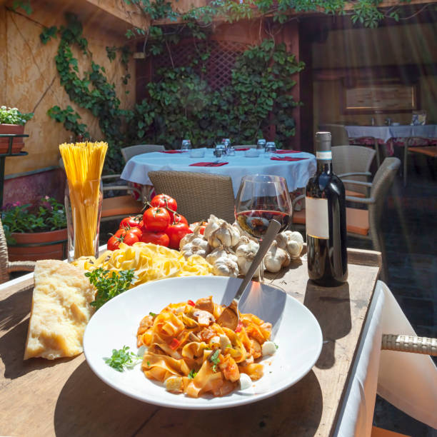 istock sunlit plate of Italian pasta 1024840546