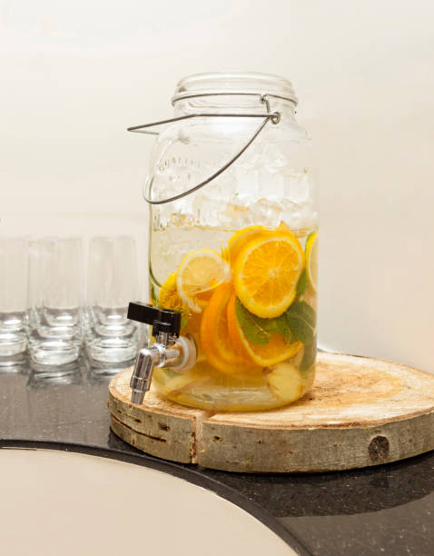 istock Wild water with Orange and lemon lemonade 1024853084